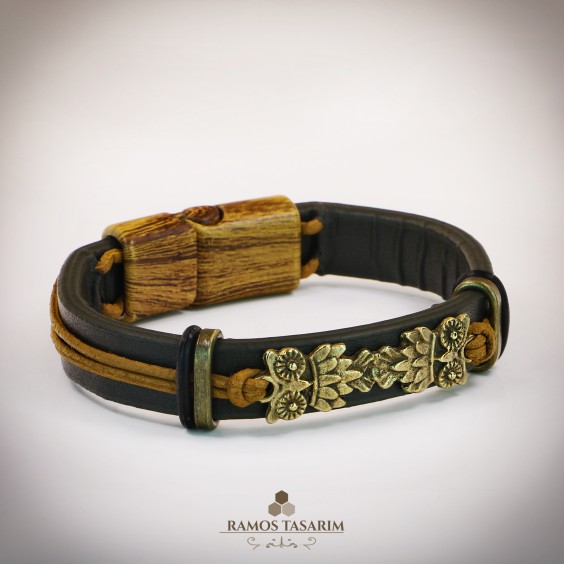 Doğaltaş Erkek (Hematit ve Onix)