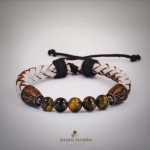 Doğaltaş Erkek (Hematit ve Onix)