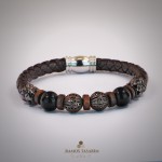 Doğaltaş Erkek (Hematit ve Onix)