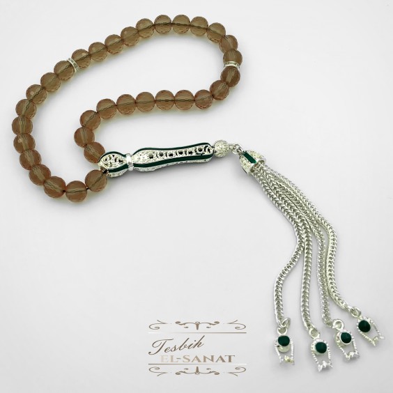 Zultanit ve İşlemeli Gümüş Kaplama Püskül 1.Sınıf İşçilik Zultanit ve İşlemeli Gümüş Kaplama Püskül 1.Sınıf İşçilik