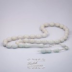 Deve Kemiği Usta İşi Sistemli Püsküllü Tesbih (8,5 x 12,5mm)